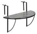 Hengende balkongbord Rom mosaikk 76 x 38 cm - Sunlife